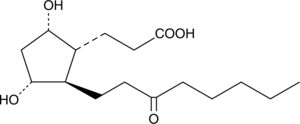13,14-dihydro-15-keto-tetranor Prostaglandin F1α 13,14-dihydro-15-keto-tetranor Prostaglandin F1α