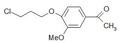 1-(4-(3-chloro-propoxy)-3-methoxy phenyl) ethanone 1-(4-(3-chloro-propoxy)-3-methoxy phenyl) ethanone