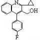 (2-cyclopropyl-4-(4-fluorophenyl)quinolin-3-yl)methanol 
